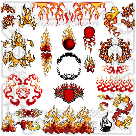 Vector Flame Elements