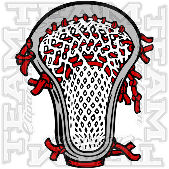 Lacrosse Stick Head Vector Art