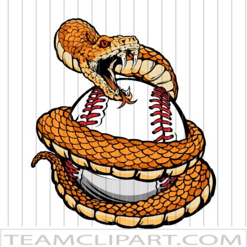 Snake Baseball Logo