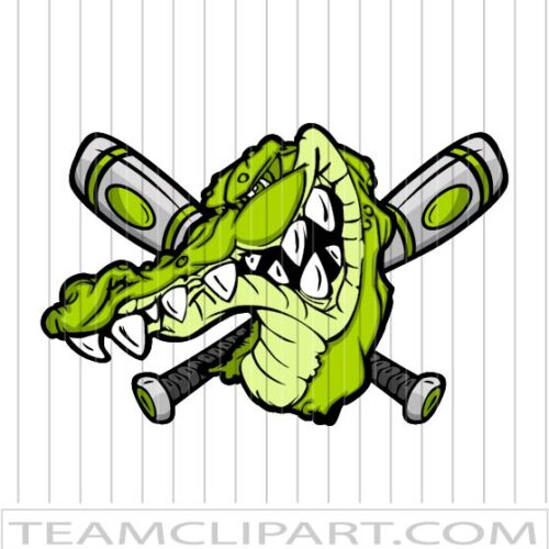 Baseball Logo Gator