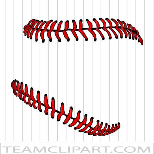 Clipart Baseball Laces
