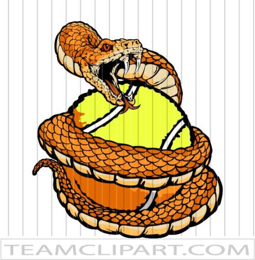 Clipart Snake Tennis