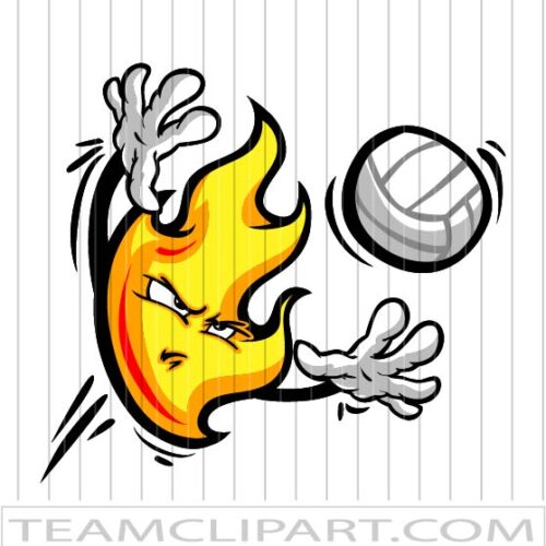 Volleyball Flame