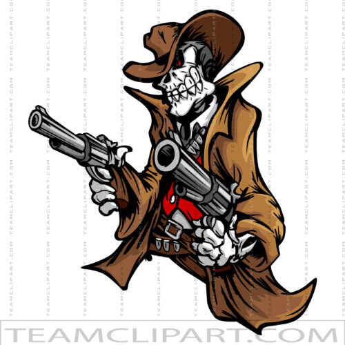 Skull Bandit Clipart