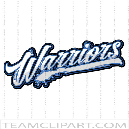 Warriors Text Logo