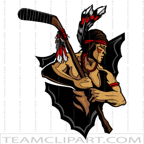 Hockey Indian Logo