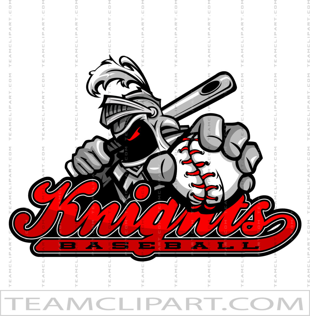 Vector Knights Baseball Logo