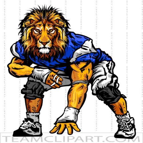 Lion Football Player