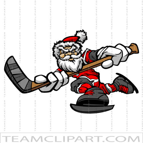 Vector Christmas Hockey